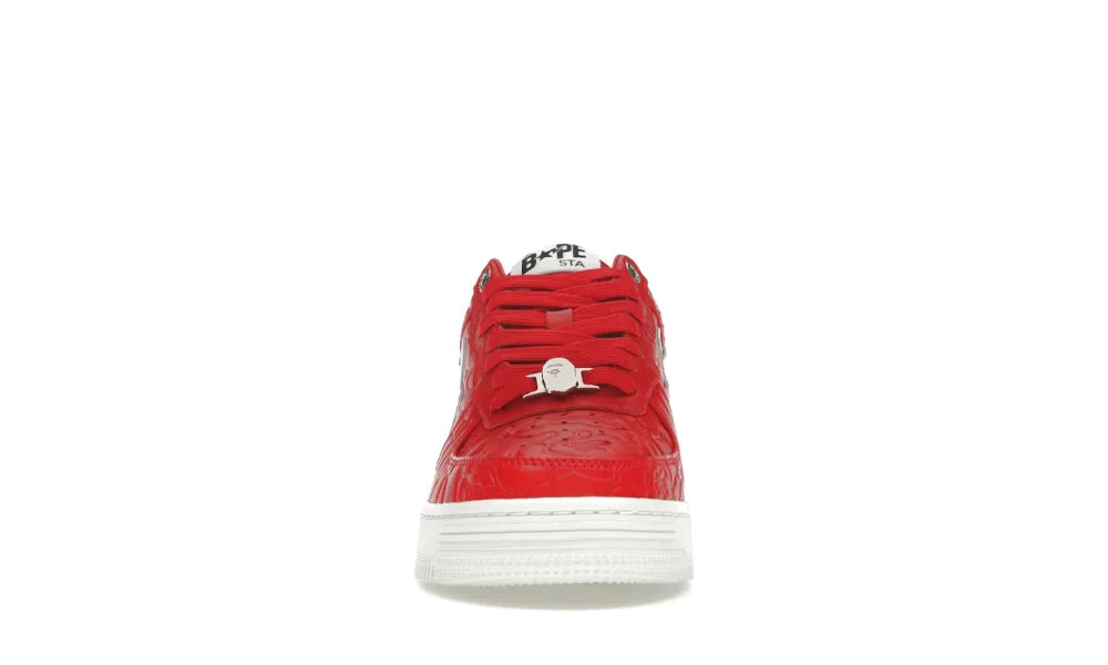 A Bathing Ape Bape Sta Low #3 Line Camo Red