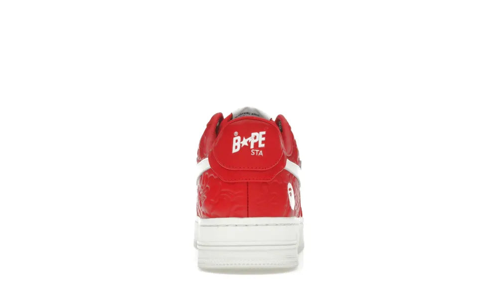 A Bathing Ape Bape Sta Low #3 Line Camo Red