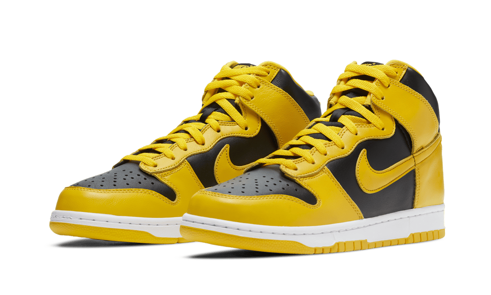Nike Dunk High Black Varsity kukorica