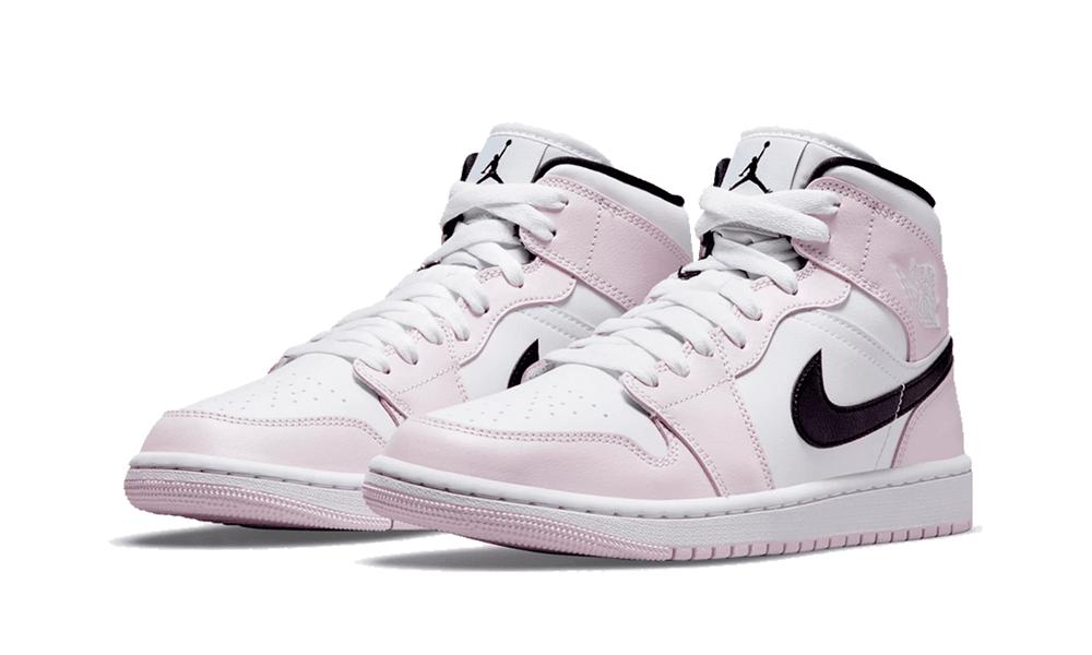 Jordan 1 Mid Barely Rose (W)