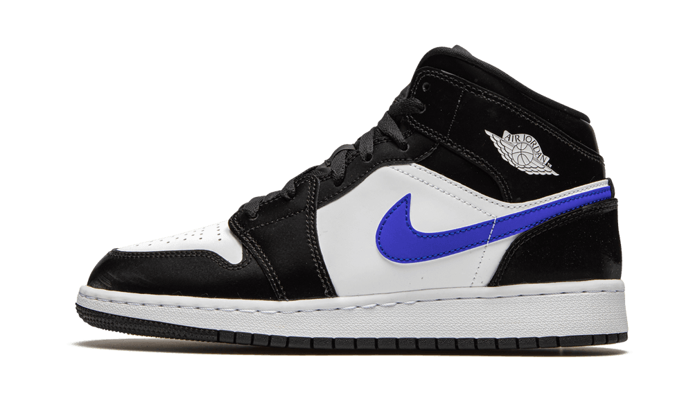 Jordan 1 Mid Black Racer Blue White (GS) – Resell.cz