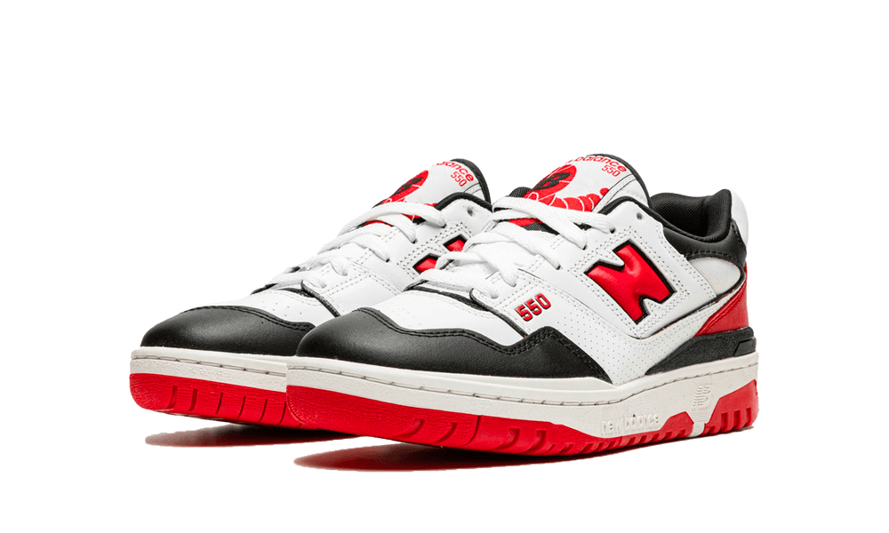 New Balance 550 Fehér Piros Fekete