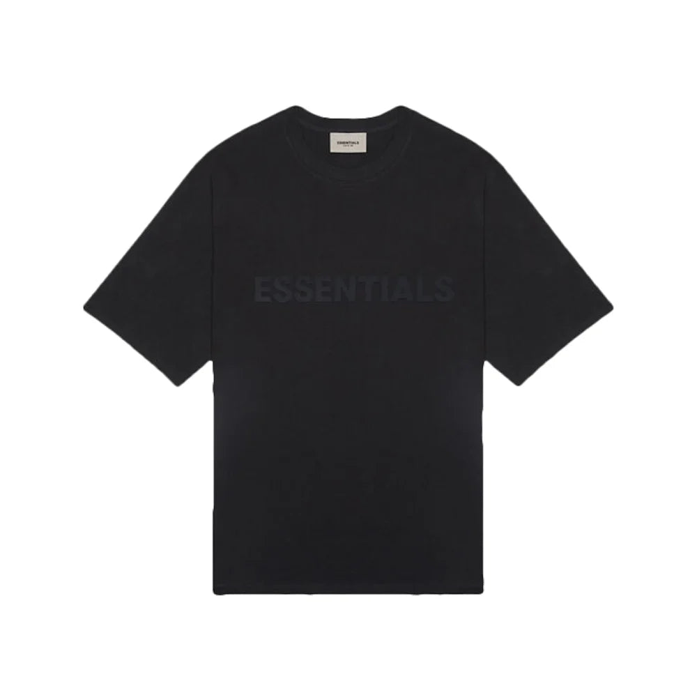 Fear of God Essentials 3D Silicon Applique Boxy T-Shirt Dark Slate/Stretch Limo/Black