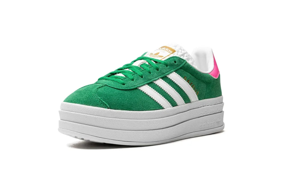 Adidas Gazelle Bold Green Lucid Pink (W)