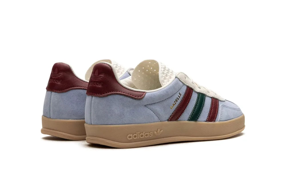 Adidas Gazelle Indoor Blue Dawn Collegiate Burgundy