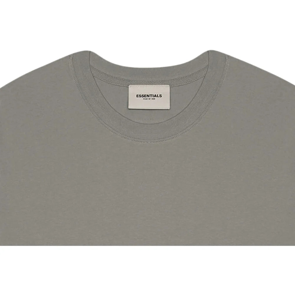 Fear of God Essentials 3D Silicon Applique Boxy T-Shirt Gray Flannel/Charcoal