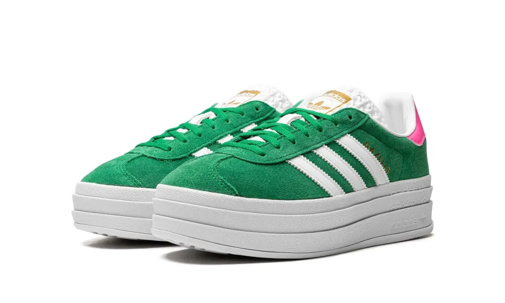 Adidas Gazelle Bold Green Lucid Pink (W)