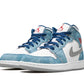 Jordan 1 Mid SE French Blue Light Steel (GS)