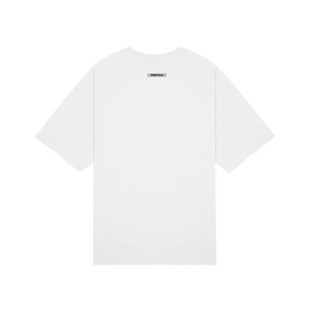 Fear of God Essentials 3D Silicon Applique Boxy T-Shirt White