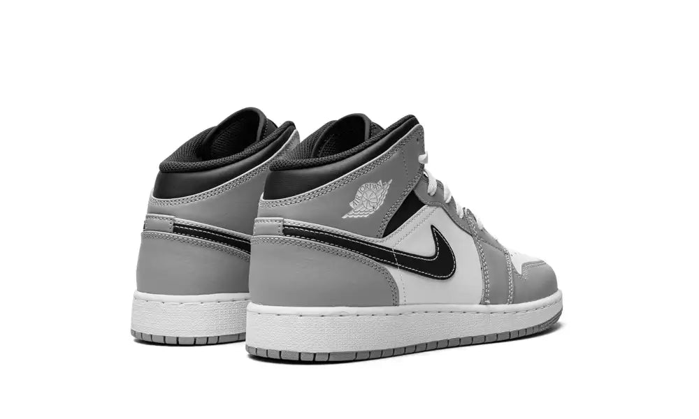 Jordan 1 Mid Light Smoke Grey (GS)