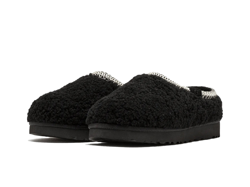 UGG Tasman Maxi Curly Slipper Black