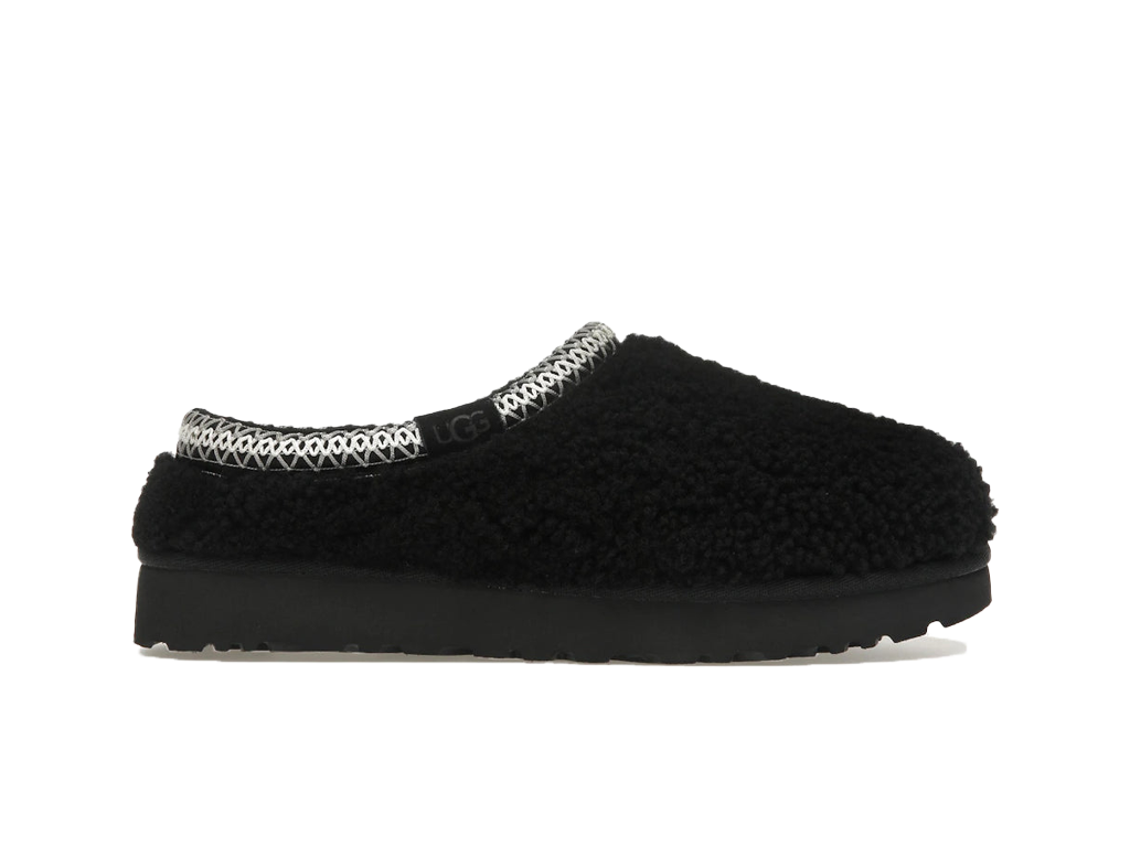 UGG Tasman Maxi Curly Slipper Black