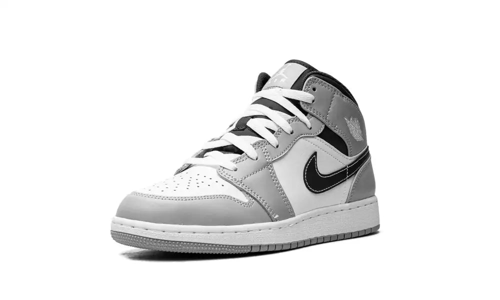 Jordan 1 Mid Light Smoke Grey (GS)