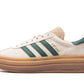 Adidas Gazelle Bold Magic Beige Collegiate Green (W)