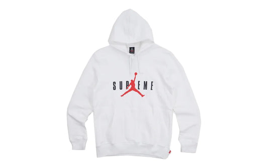 Supreme Jordan Hooded Pullover White