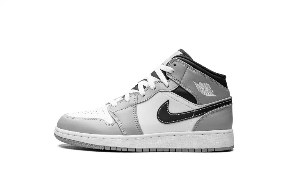 Jordan 1 Mid Light Smoke Grey (GS)