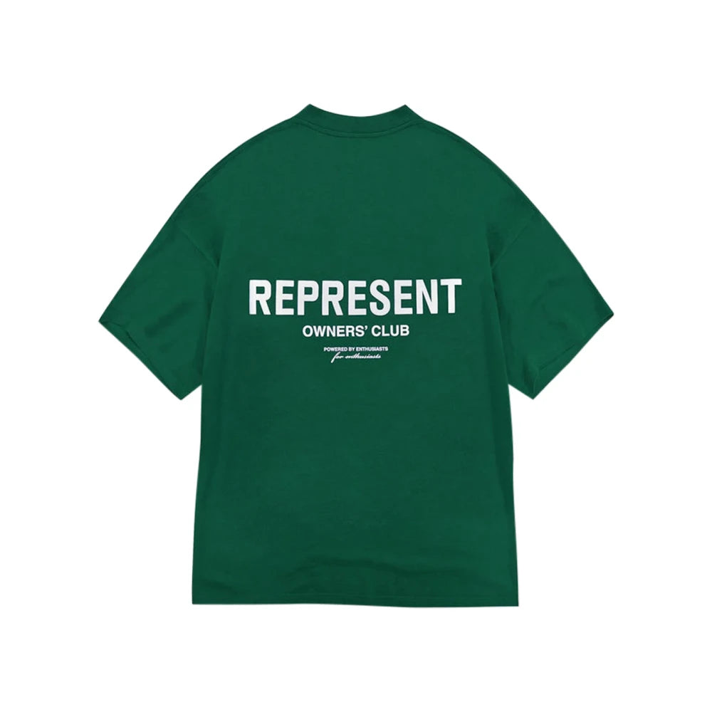 Represent Owner's Club T-Shirt Racing Green/White