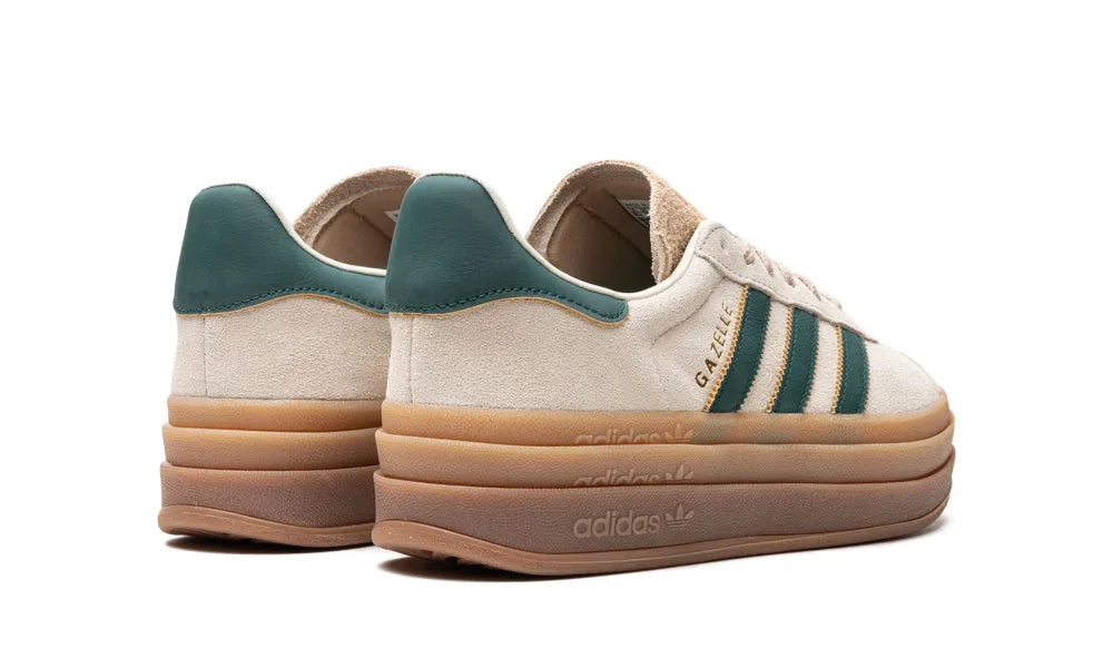 Adidas Gazelle Bold Magic Beige Collegiate Green (W)