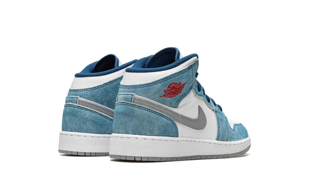 Jordan 1 Mid SE French Blue Light Steel (GS)