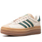 Adidas Gazelle Bold Magic Beige Collegiate Green (W)