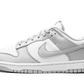 Nike Dunk alacsony szürke köd