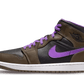 Jordan 1 Mid Purple Mocha