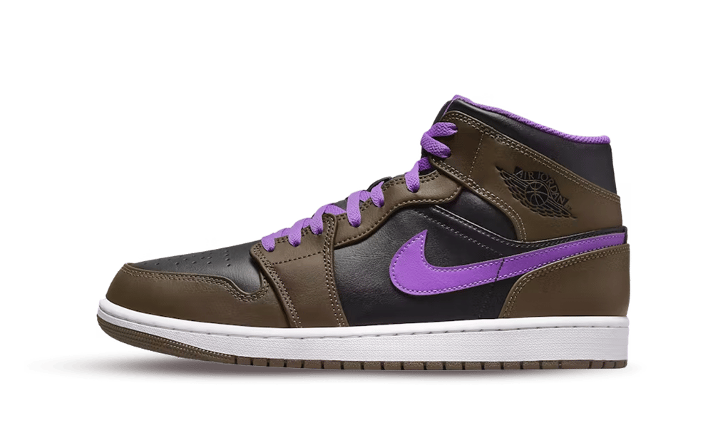 Jordan 1 Mid Purple Mocha