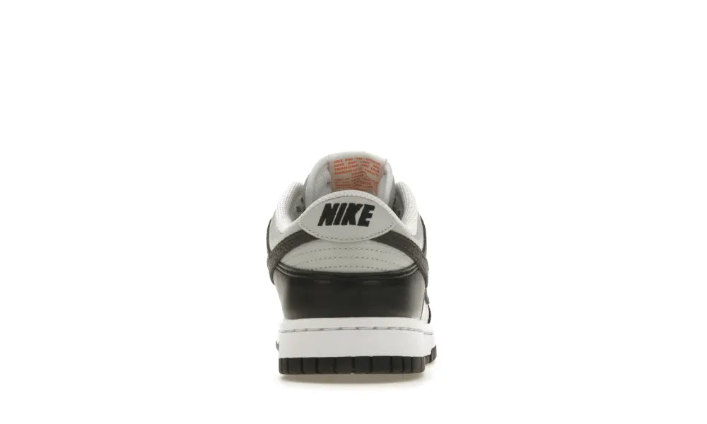 Nike Dunk Low Black Total Orange Mini Swoosh