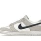 Nike Dunk Low White Grey Navy Aqua Mini Swoosh