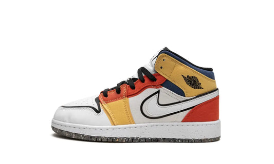 Jordan 1 Mid Multi-Color Canvas (GS)