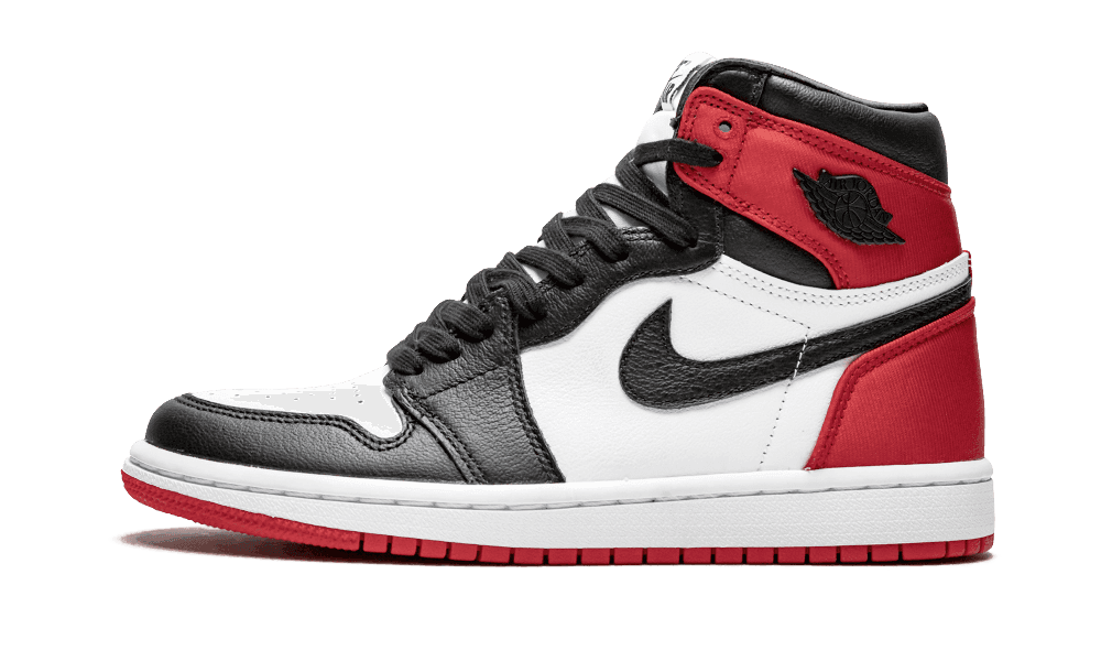 Jordan 1 Retro magas, szatén fekete lábujj (W)