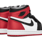 Jordan 1 Retro magas, szatén fekete lábujj (W)