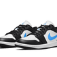 Jordan 1 Low Black University Blue White (W)