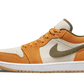 Jordan 1 alacsony narancssárga olíva
