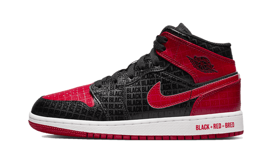 Jordan 1 Mid Bred Text (GS)