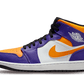 Jordan 1 Mid Lakers