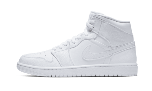 Jordan 1 Mid Triple White 2.0