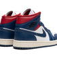 Jordan 1 Mid French Blue Gym Red (W)