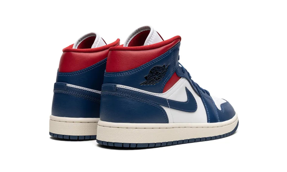 Jordan 1 Mid French Blue Gym Red (W)