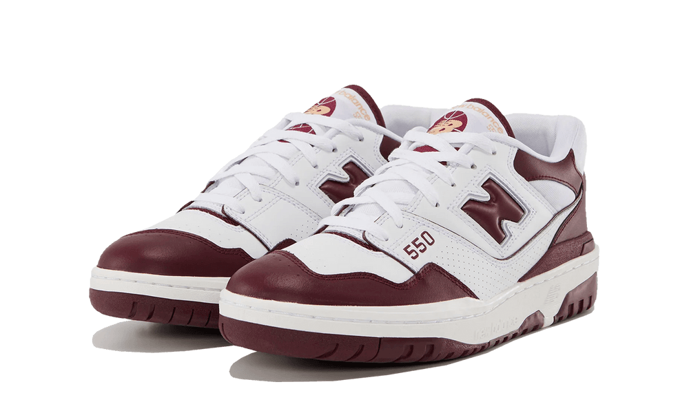 New Balance 550 White Burgundy