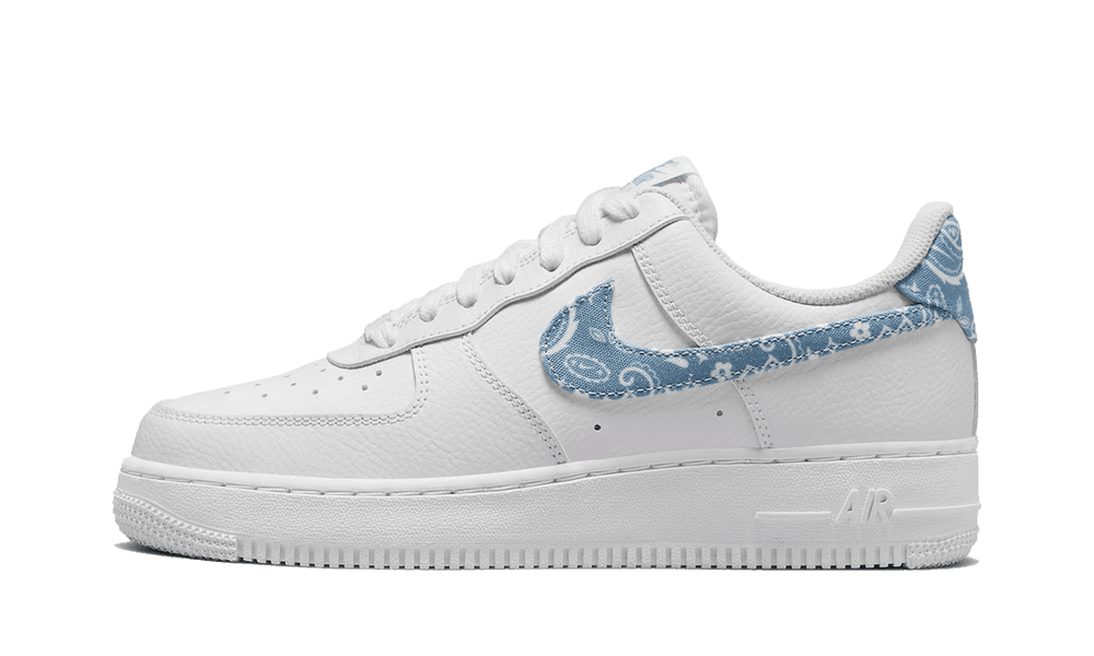 Nike Air Force 1 Low '07 Essential White Worn Blue Paisley (W)