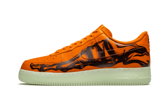 Nike Air Force 1 alacsony narancssárga csontváz Halloween (2020)