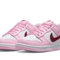 Nike Dunk Low Pink Foam Red White (GS)