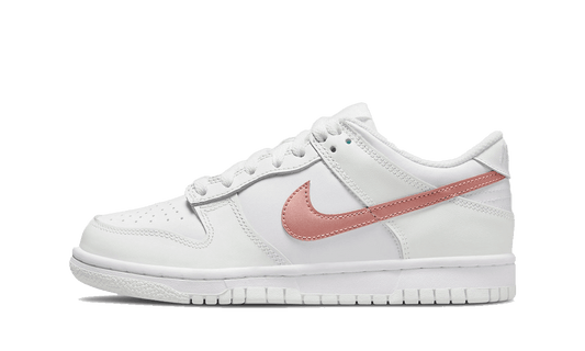 Nike Dunk alacsony fehér rózsaszín (GS)